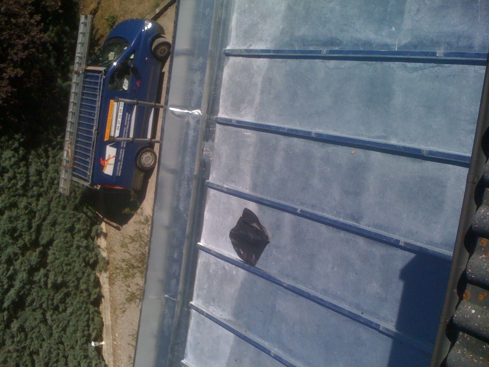 Transformation toit en zinc